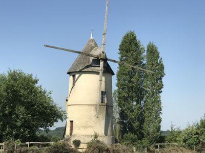 Moulin A Vent Le Champ Du Trail Villa Saint-Cyr-des-Gats ภายนอก รูปภาพ