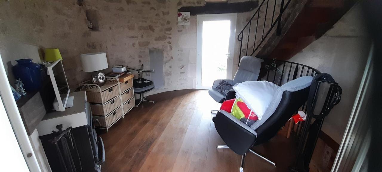 Moulin A Vent Le Champ Du Trail Villa Saint-Cyr-des-Gats ภายนอก รูปภาพ