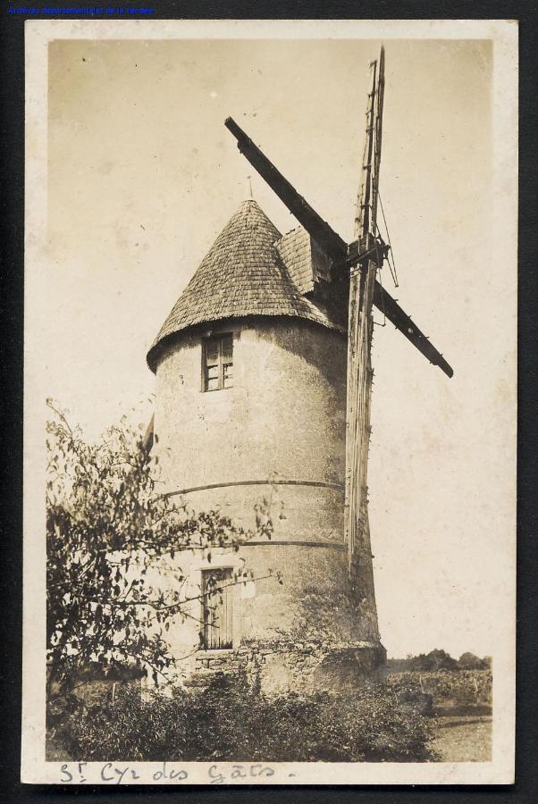 Moulin A Vent Le Champ Du Trail Villa Saint-Cyr-des-Gats ภายนอก รูปภาพ