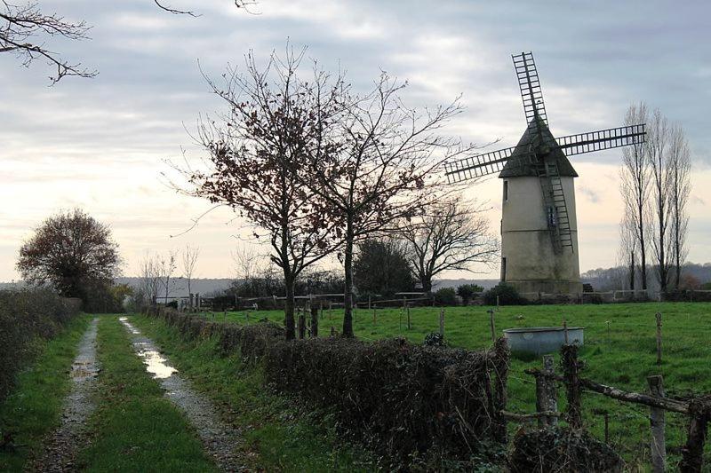 Moulin A Vent Le Champ Du Trail Villa Saint-Cyr-des-Gats ภายนอก รูปภาพ