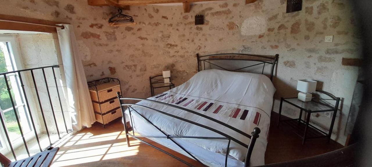 Moulin A Vent Le Champ Du Trail Villa Saint-Cyr-des-Gats ภายนอก รูปภาพ